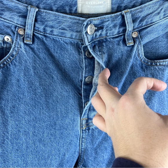 Everlane Women's High Rise Jeans - Blue - Picture 3 of 15